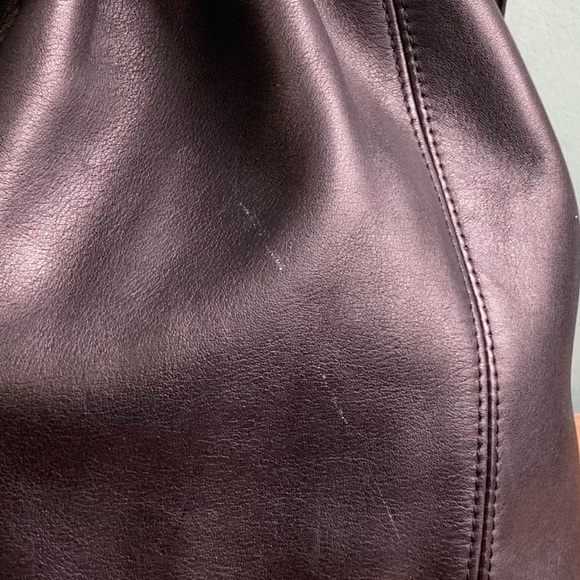 Vintage Coach Lexington Drawstring Leather Bag Italy - Picture 10 of 13